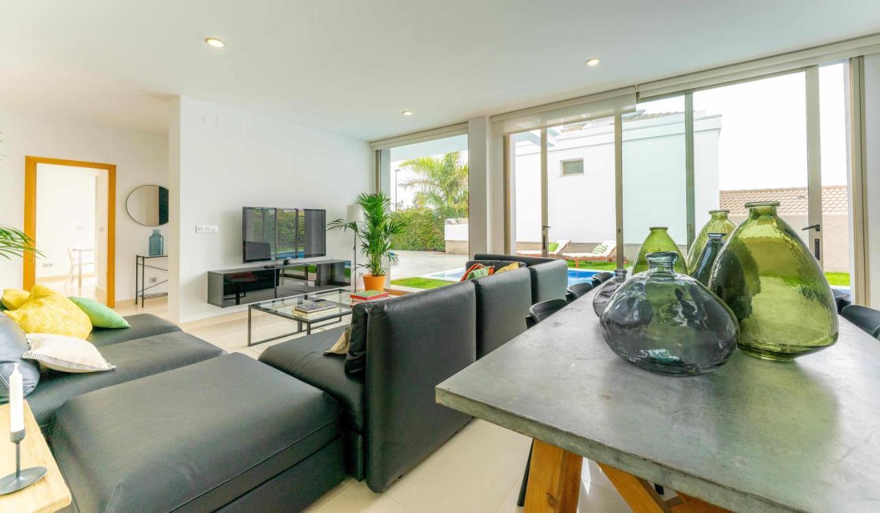Luxury Villa Atlante Con Piscina Climatiza Privada Santa Úrsula Eksteriør bilde